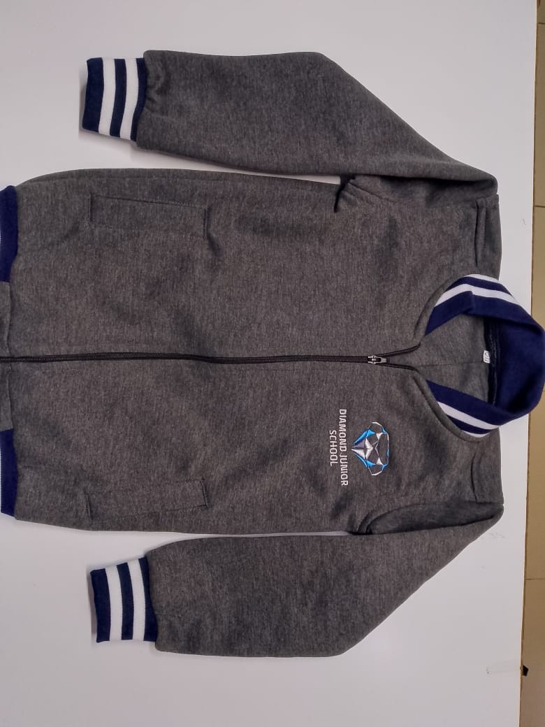 DIAMOND JUNIOR BOMBER FLEECE JACKET